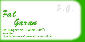 pal garan business card